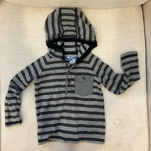 Kapital K boys long sleeve hooded Shirt Size 2